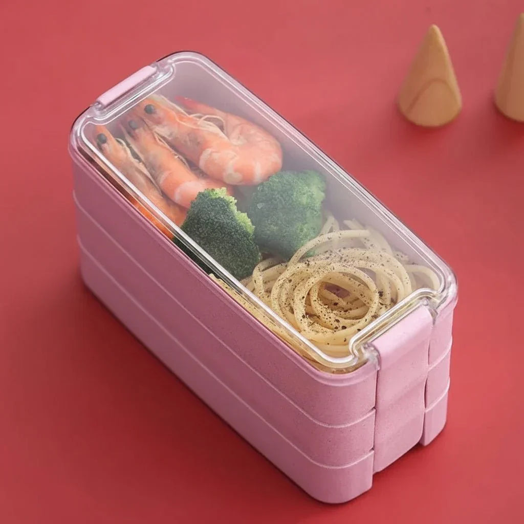 קופסת אוכל למיקרוגל WHEATBOX לילדים ולמשרד בדרכים