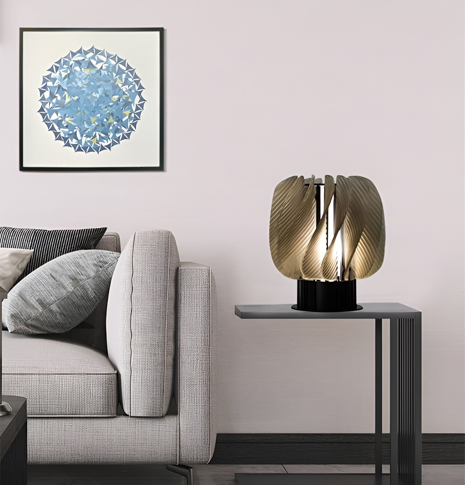 Elmaria | Elegant dekorativ bordlampe for stue