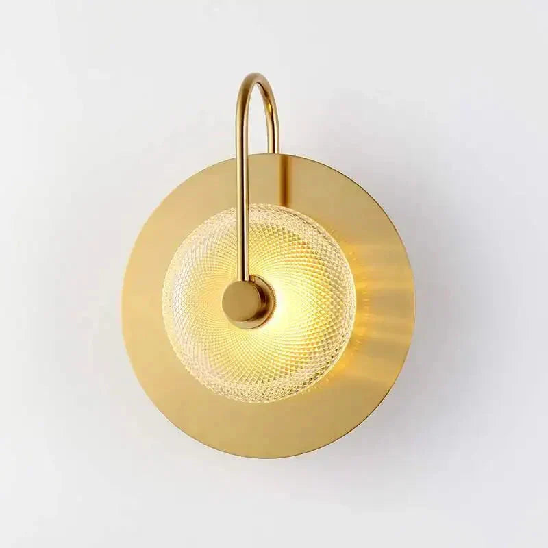 Aurelia Glass vegglampe med LED-lys, E27-sokkel, 1 lampe inkludert