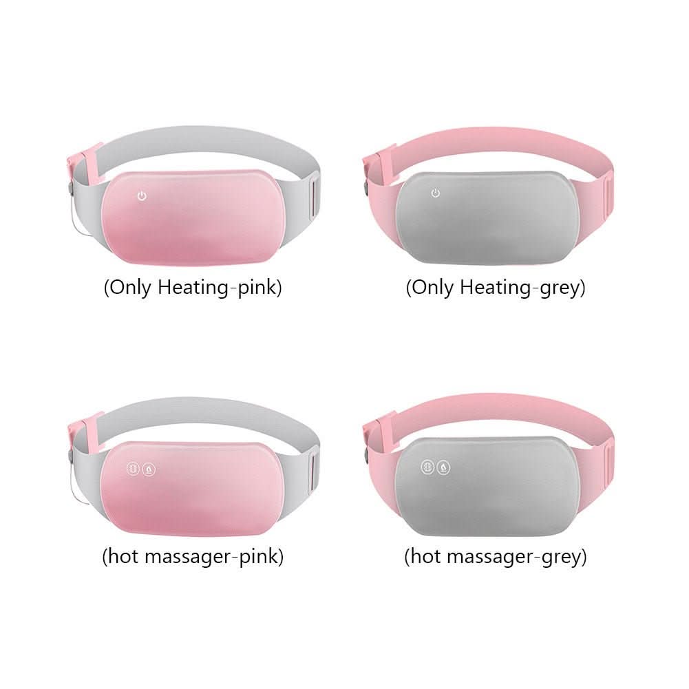 CalmCore elektrisk magetemperatur med vibrasjon for lindring av menstruasjonssmerter