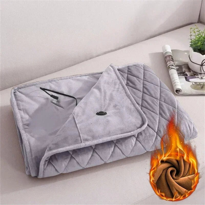 WarmNest - Coperta Riscaldata Portatile per Ufficio e Casa