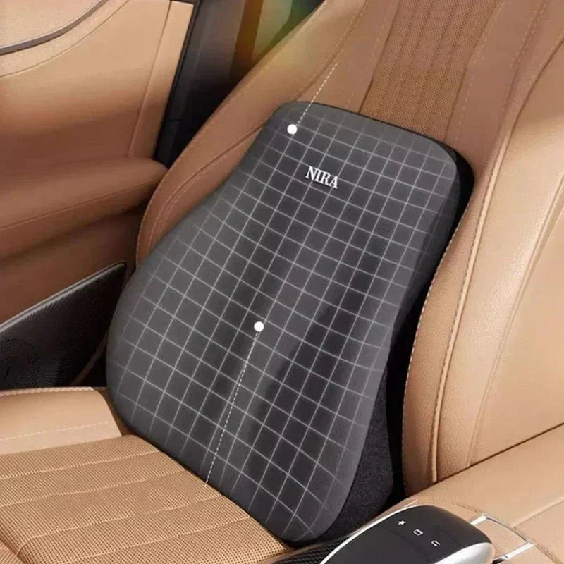 NovaNest Minne-skum Bilhodepute for Ergonomisk Korsrygg- og Reise Komfort