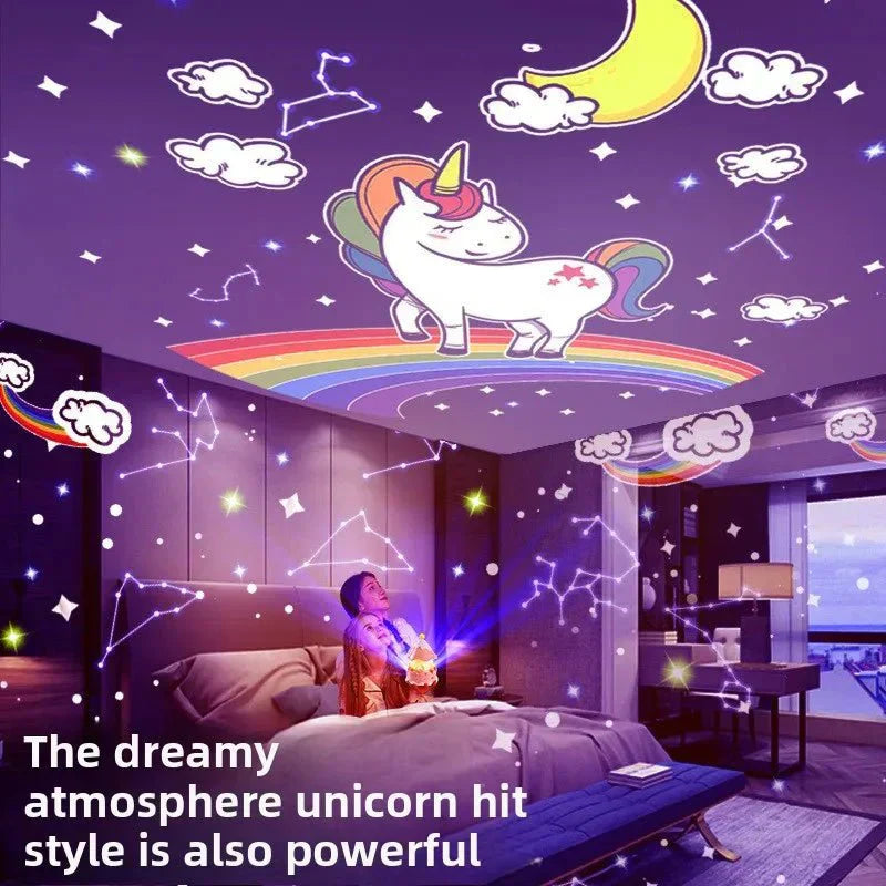 StellarGlow Musical Star Projector With 12 Enchanting Themes For Kids