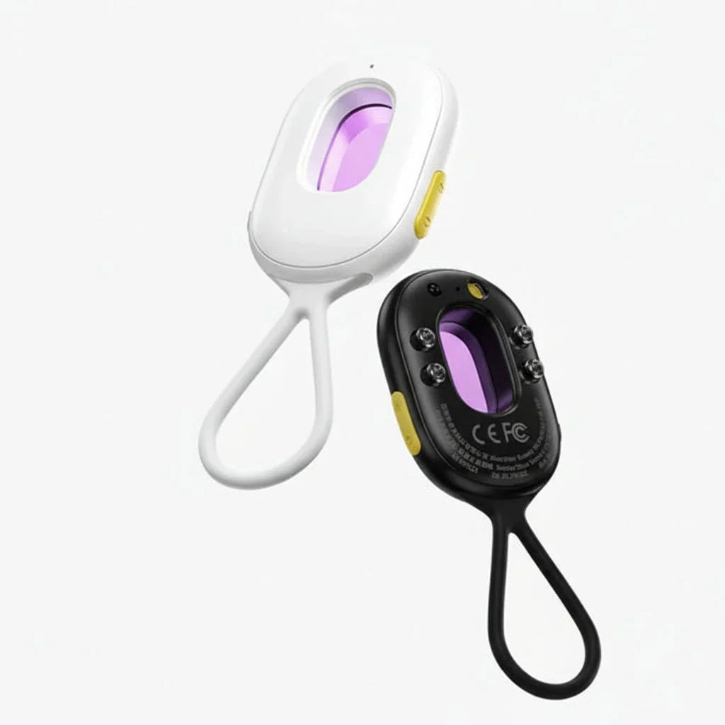 SPYSHIELD Taşınabilir Alarm Dedektörü 3D Sensör ve LED Fener ile