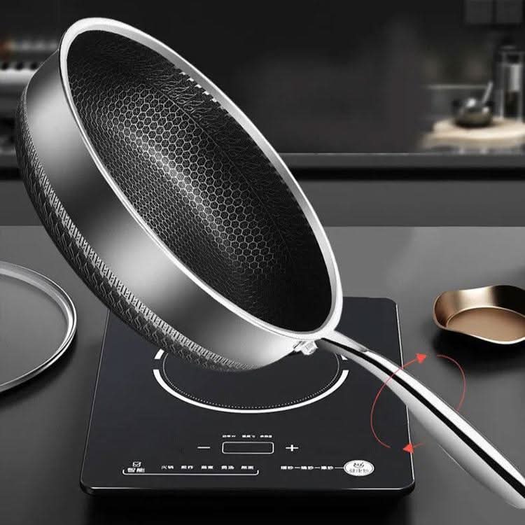 ApexCook stekepanne i rustfritt stål for hjemme kokker, energisparer og jevn varmefordeling