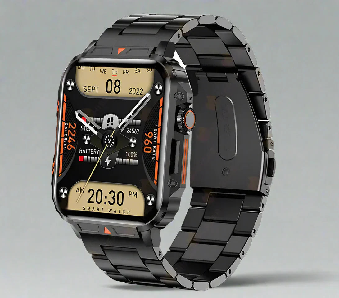 Apollo 2024 vojenské chytré hodinky – Bluetooth volání, fitness tracker a vodotěsnost IP68