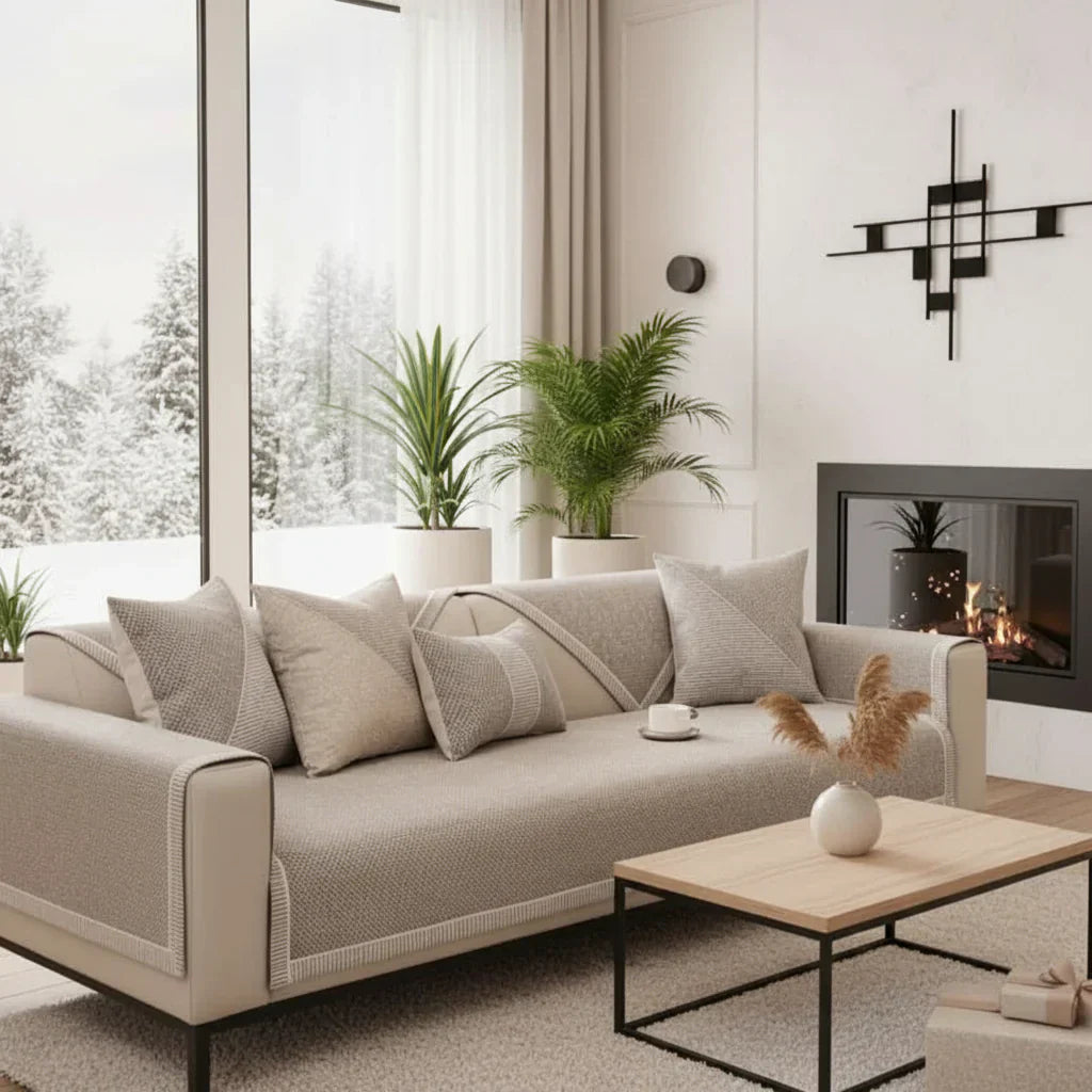 Potah na pohovku WEFTERRA pro texturované pohodlí a každodenní péči o nábytek