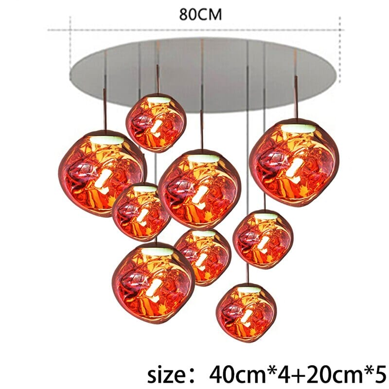 Kivra | Nordic Lava Cluster Chandelier | Orntli