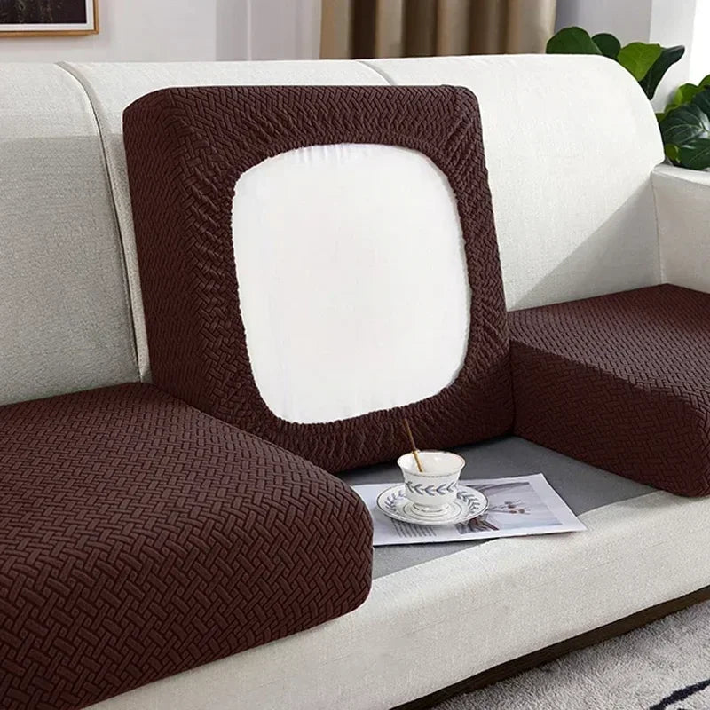 FlexiWeave Elastic Jacquard Sofa Cover Non Slip Premium Protection for Sofas