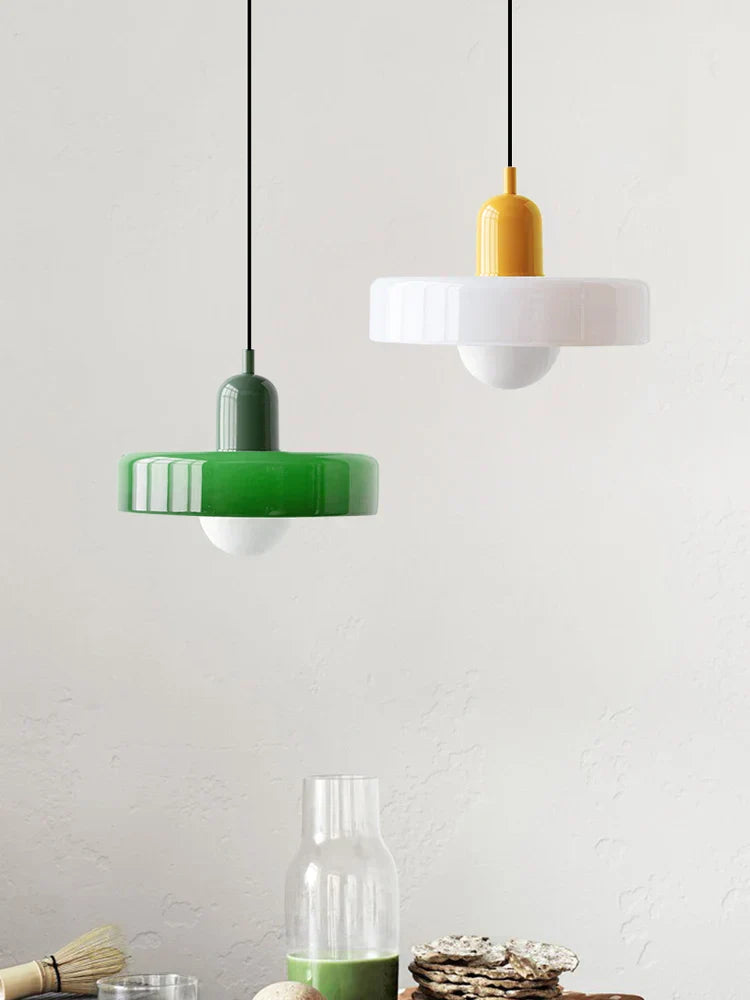 Nyra Northlight glass takpendel inspirert av nordisk design