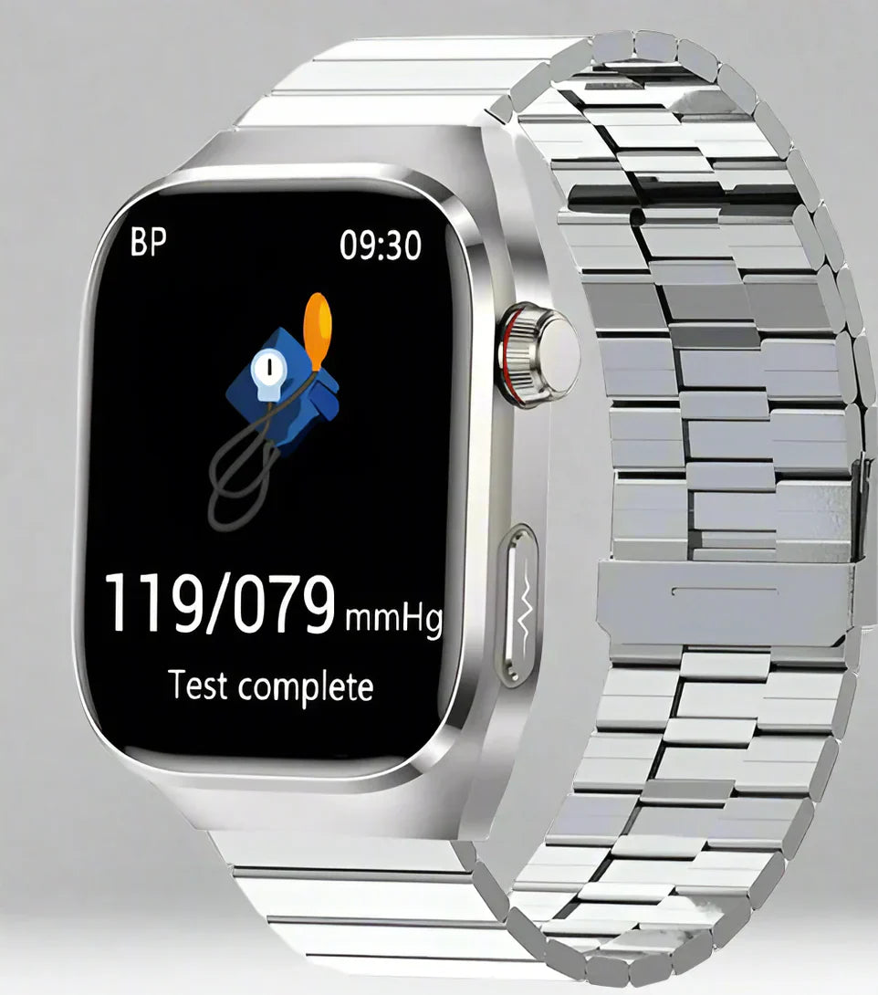 Maxwell Health Smartwatch – Blodsukker, Urinsyre, EKG+PPG og Bluetooth-opkald