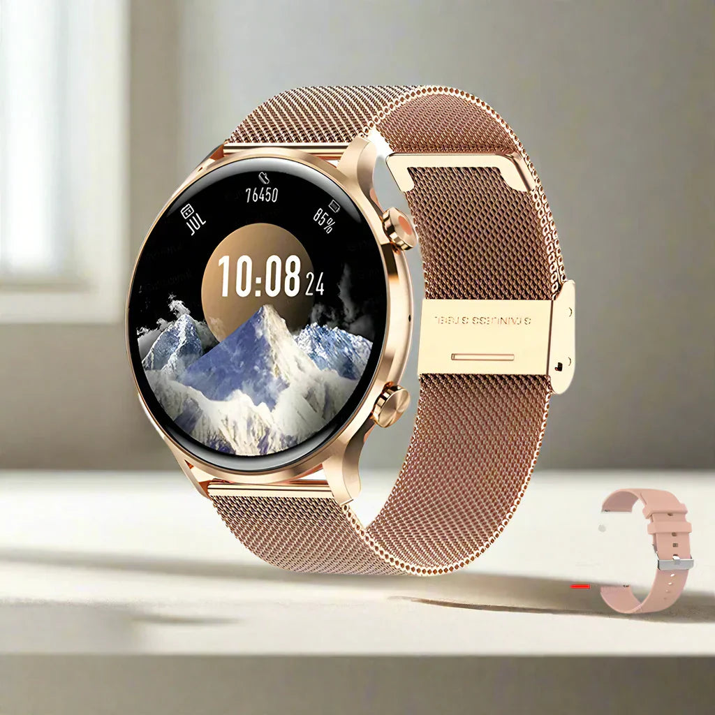 Lynx AMOLED Smartwatch – HD Display, Bluetooth Call, Fitness Tracker, IP68 Waterproof