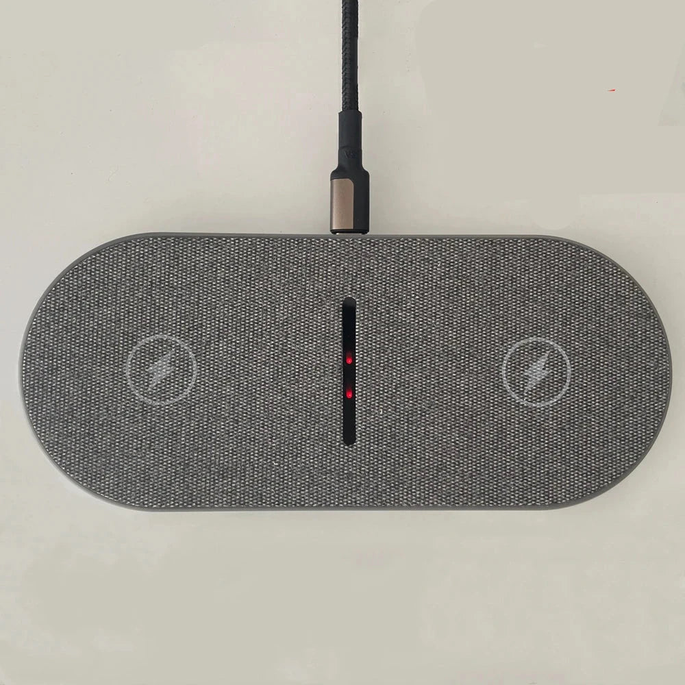 Kyvera | Dual 40W kabellose Ladestation für iPhone und AirPods | Orntli
