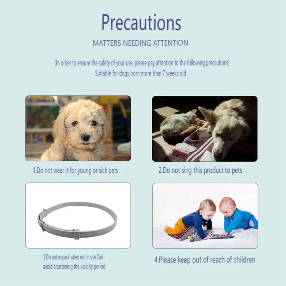 Ochranný obojek GuardPaws proti blechám a klíšťatům pro psy a kočky až na osm týdnů