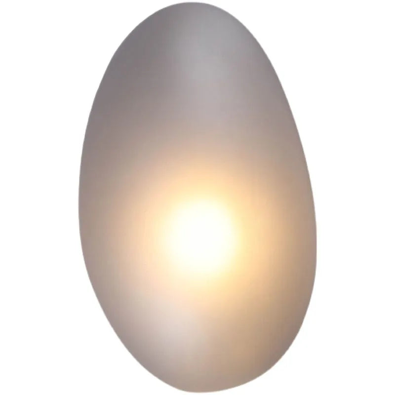 Lirena Farget Glass Vegglampe med Akryl Detaljer