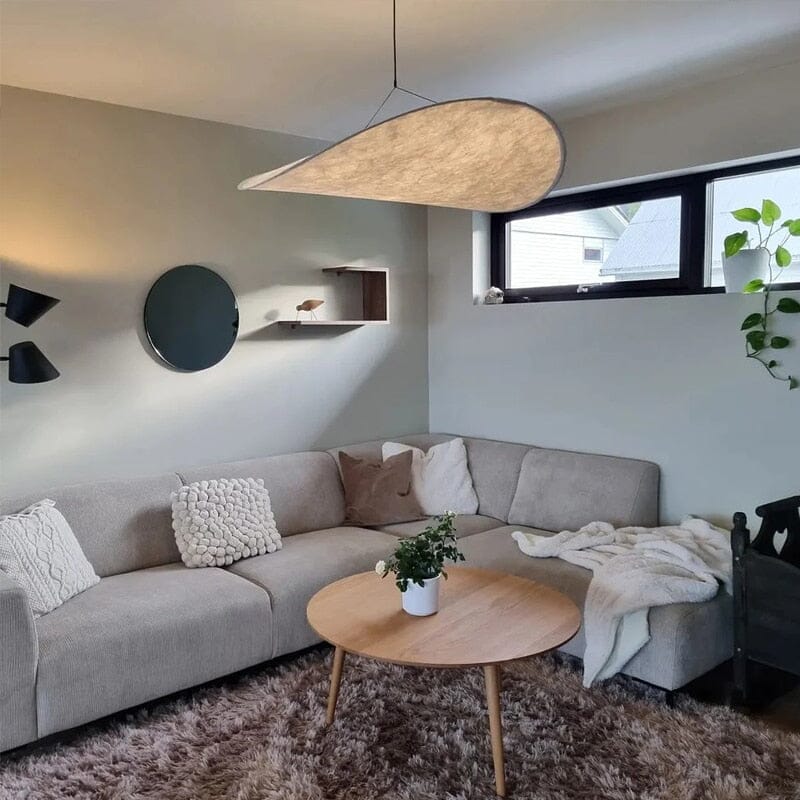 Vertigo-Blatt-Kronleuchter | Kartoffelchip-Lampe