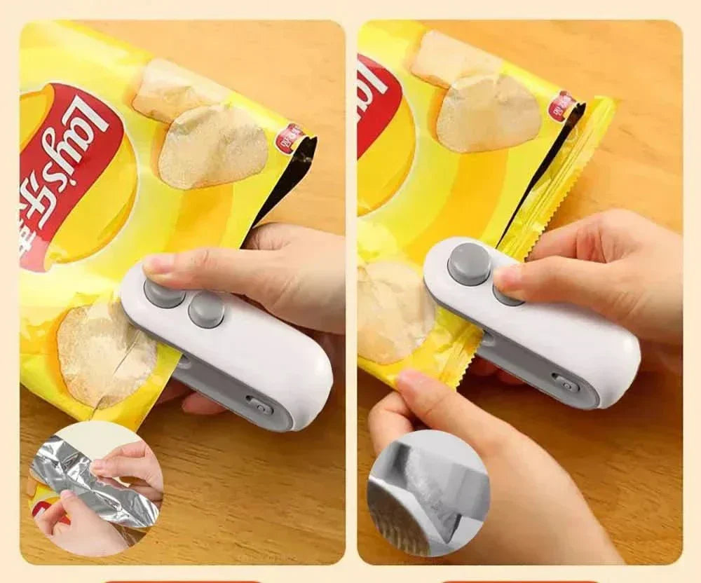 NovaSeal Pocket Bag Sealer Manual Keeps Food Fresh for Home Cooks