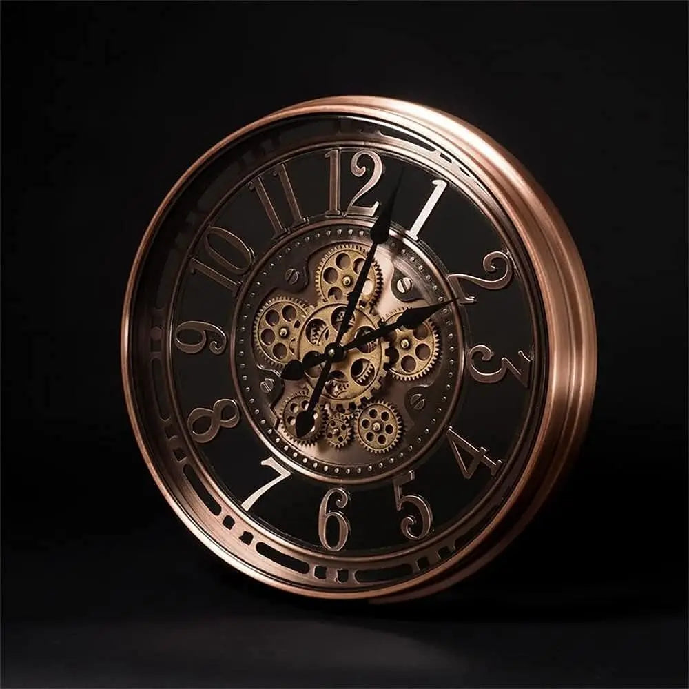 CopperTime - starožitné kancelářské nástěnné hodiny