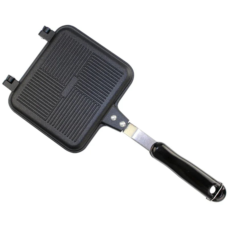 Sartén para sándwich NovaPan antiadherente de doble cara, aleación de aluminio 35x15 cm