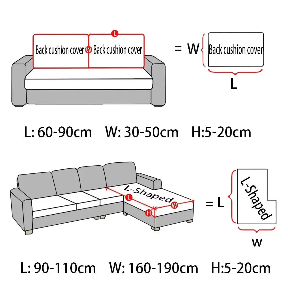 FlexiWeave Elastic Jacquard Sofa Cover Non Slip Premium Protection for Sofas