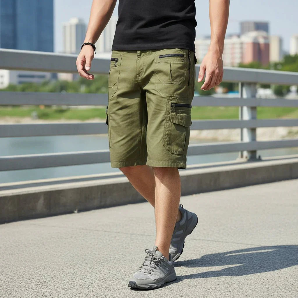 TACTICFLOW Cargo Shorts For Men With Multi-Pocket Design