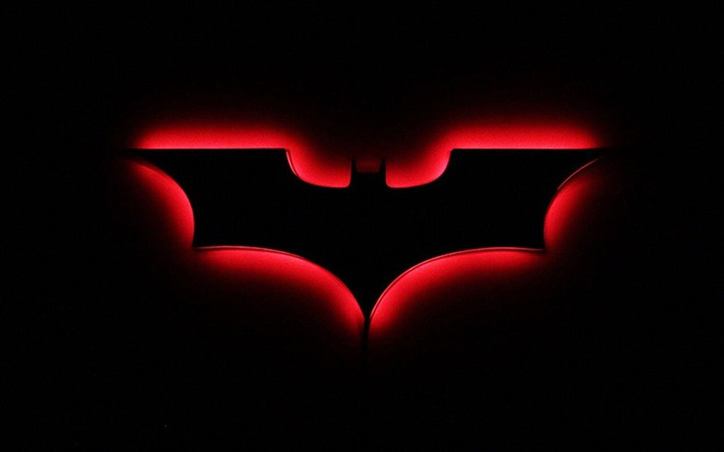 Luz de pared LED de Batman con control remoto inalámbrico y cambio de color