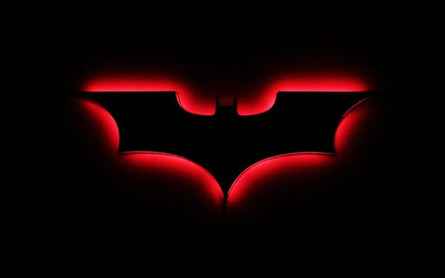 Batman LED-Wandlicht mit kabelloser Fernbedienung und Farbwechsel
