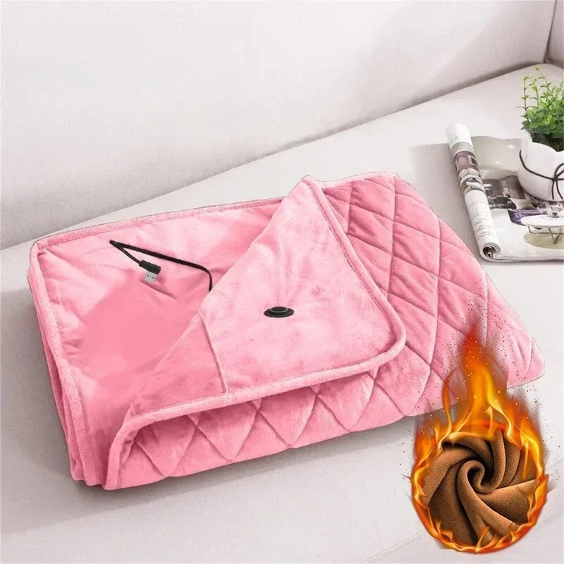 WarmNest - Coperta Riscaldata Portatile per Ufficio e Casa
