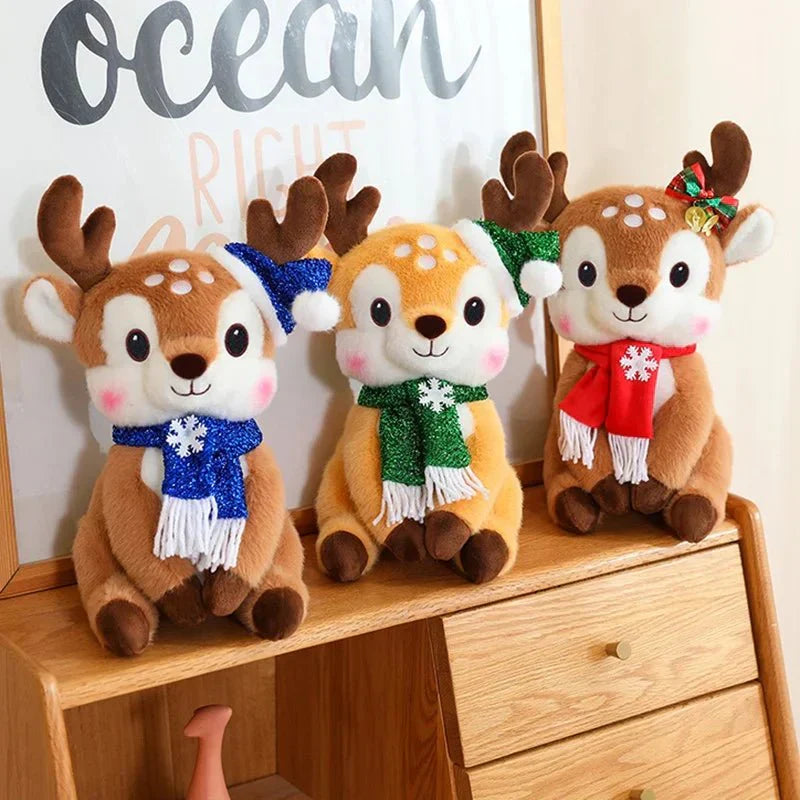 CozyFlair Christmas Plush Doll With Soft Fabric Cute Cartoon Design For Kids
