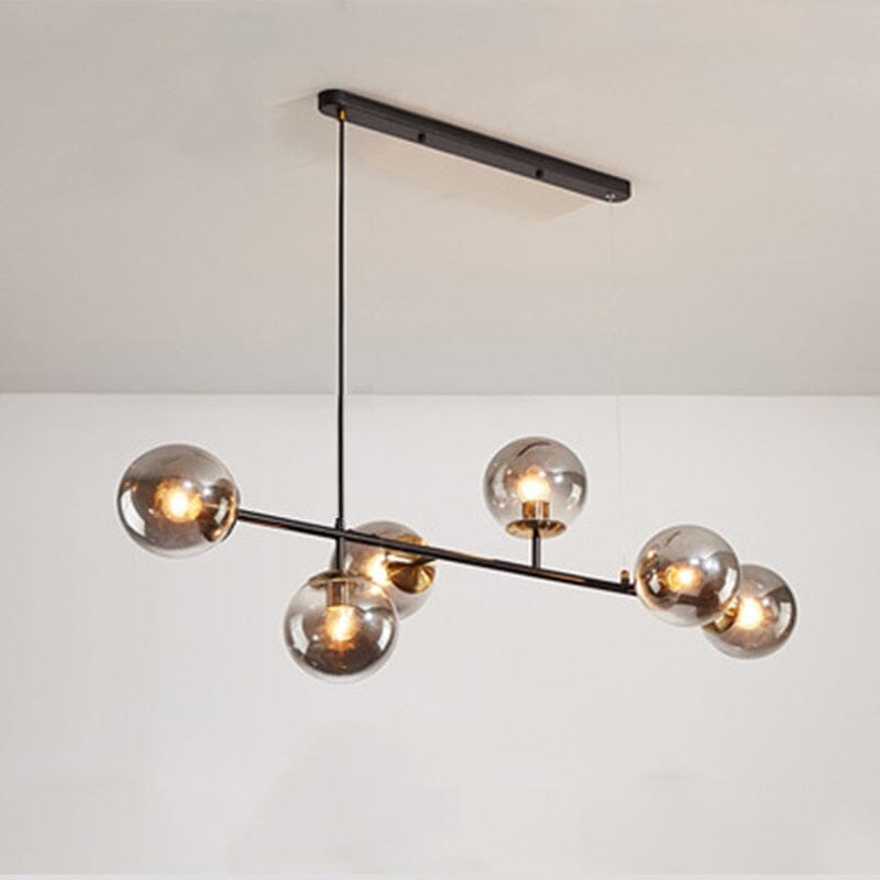 Astraeon Aluminium Glazen Kroonluchter In Gouden Of Zwarte Afwerking Voor Moderne Kamers