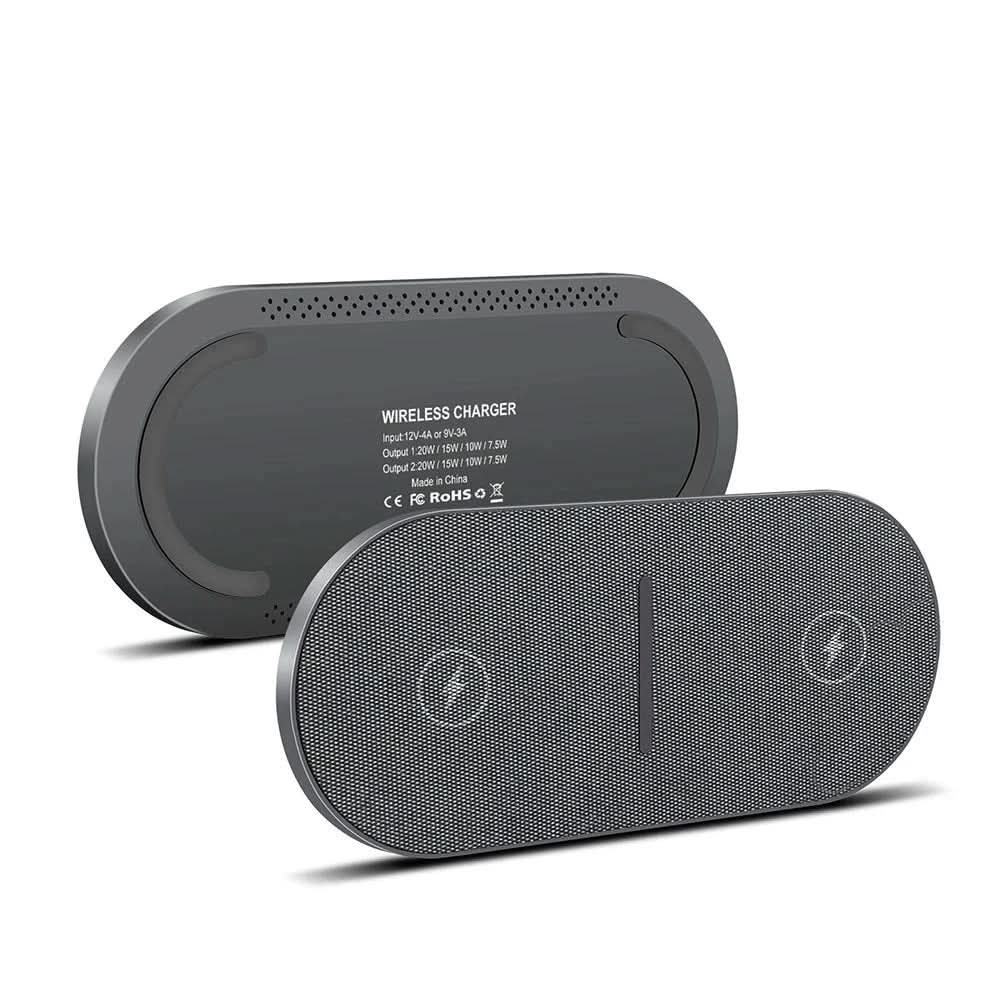 Station de charge sans fil 40W pour iPhone, AirPods et Samsung, charge ultra-rapide Lightning