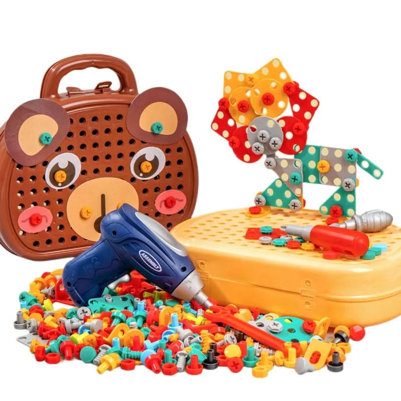 BrightNest Montessori Aufbewahrungsbox für Kinder Kreatives Lernen und Spielen