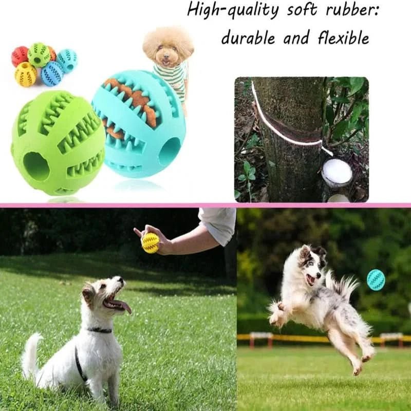 NimbleNook Ball All-In-One Dog Treat Dispenser Chew Toy