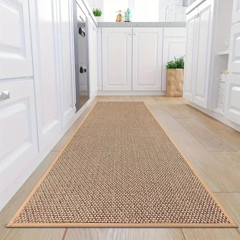 Hearthly | Non-Slip Absorbent Jute Bath Mat | Orntli
