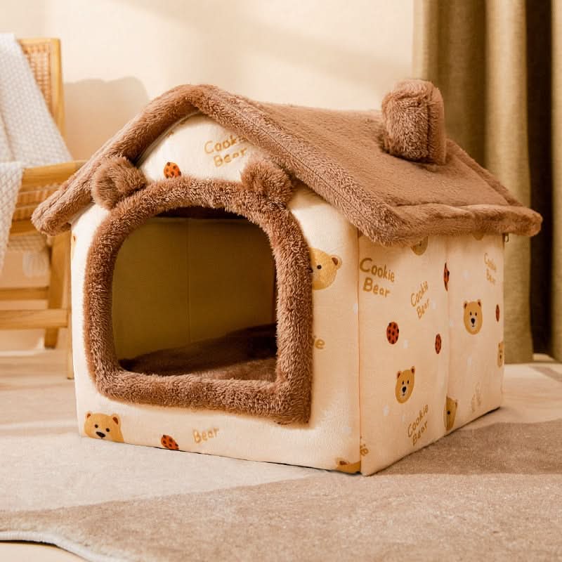 CozyNest Pet House For Small Dogs And Cats With Warmth And Security