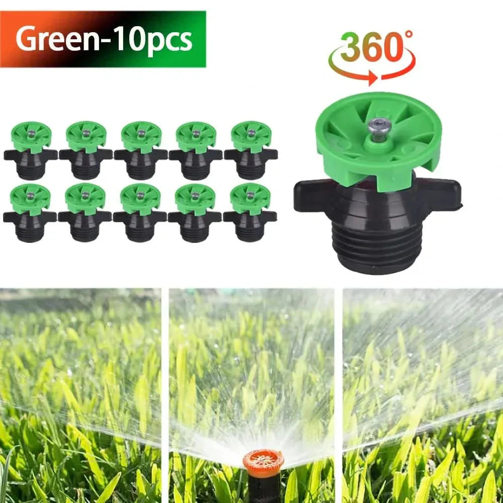 AeroFlow 360 Degree Sprinkler Head Rotating For Home Gardeners With Even Watering