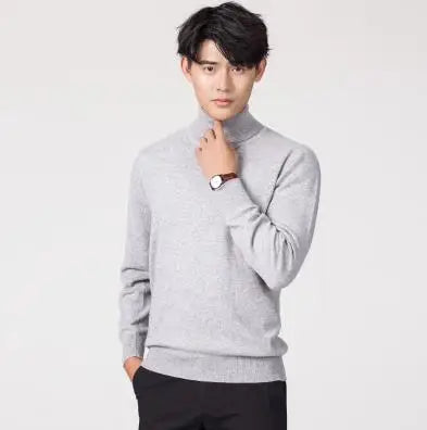 Elliot Cashmere Turtleneck Sweater – Luxury Warmth for Men | Autumn & Winter 2023
