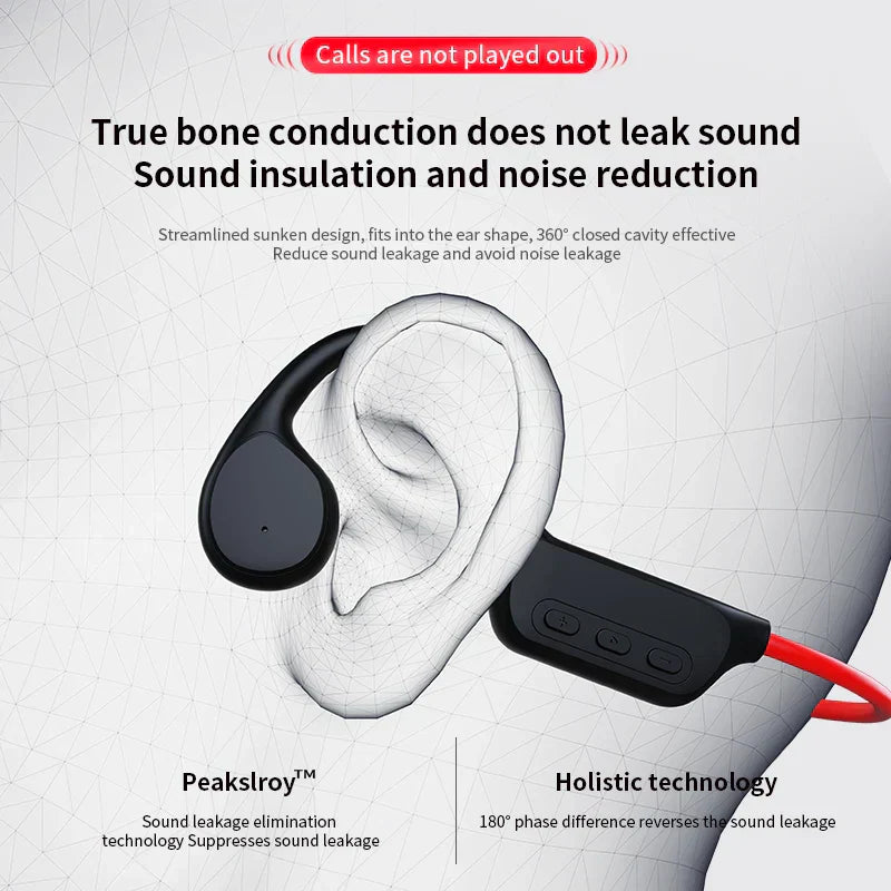 Bone Conduction Headset – Waterproof Wireless Bluetooth Headphones for Swimming and Sports