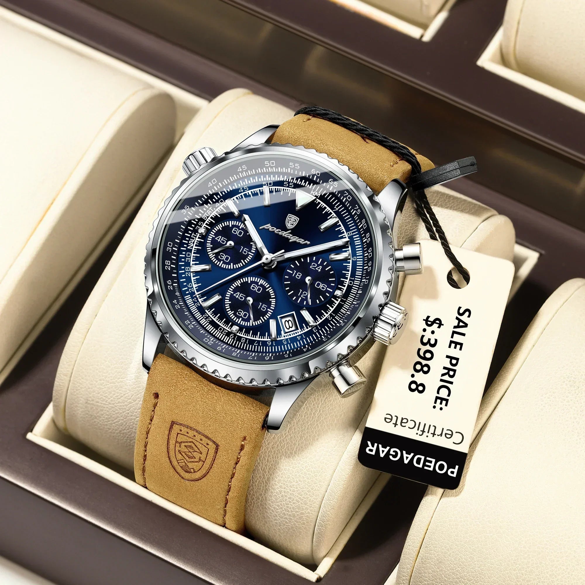 Apollo Chrono – Luksus kvarts vandtæt militær sportsur til mænd