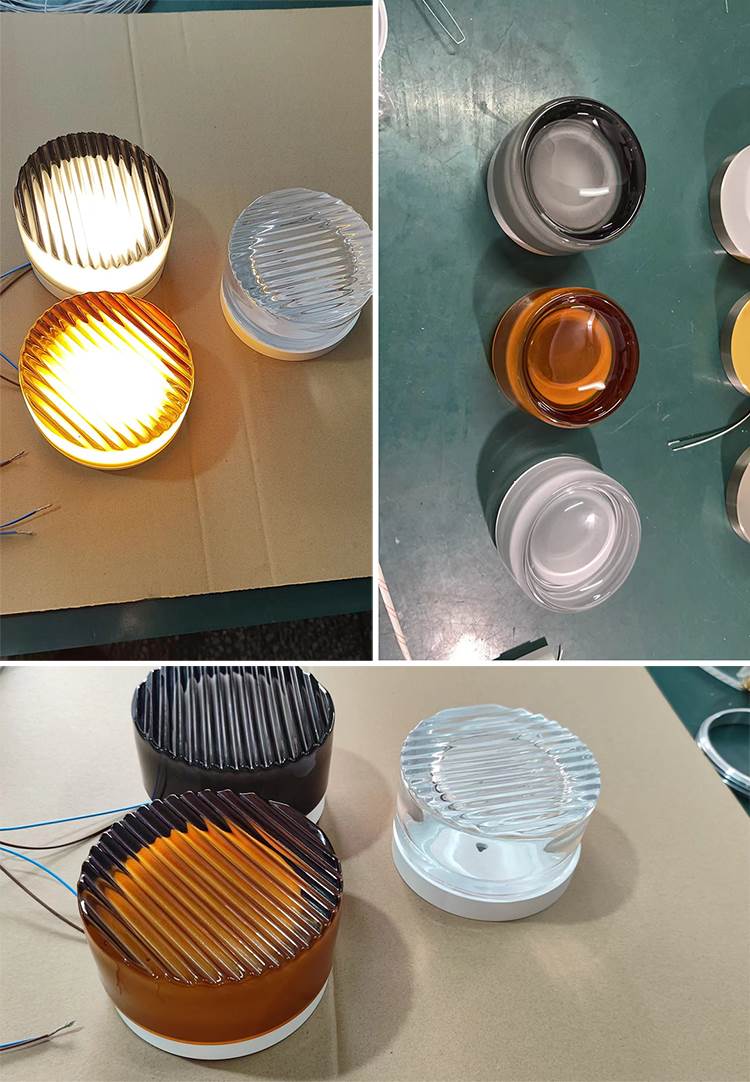 NovaRipple Outdoor Wall Sconce Tempered Glass IP65 Rated