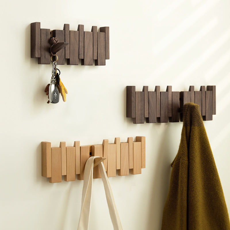 WoodRack - Håndlavet rent træ - Klaverdesign