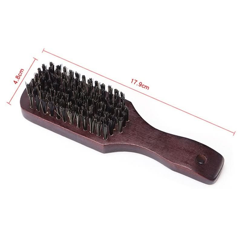 Evercrest Premium Hair and Beard Brush for Men Antistatic Handmade