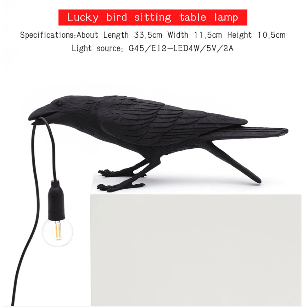 Madár Lámpa LED Fali Lámpa Elegáns Otthoni Dekoráció Hálószobákhoz