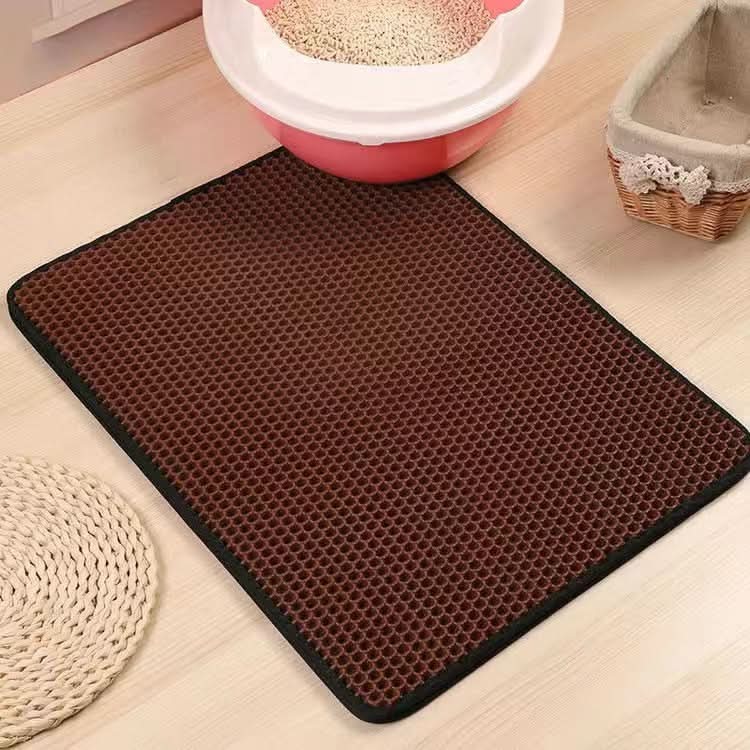 Tapete Antiderrapante PawsGuard para Bandeja de Areia Mantém os Pisos Limpos para Donos de Gatos