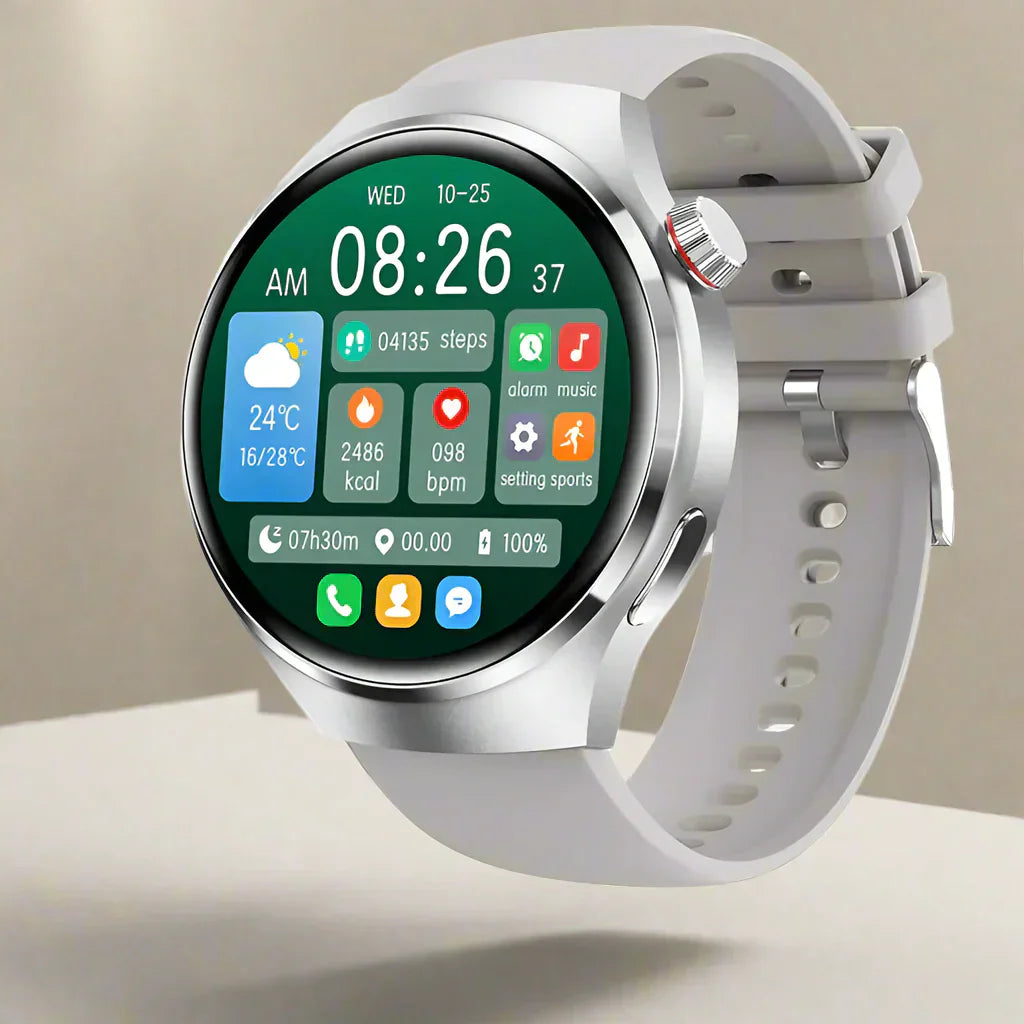 Ares Pro 2024 Smartwatch – NFC, Sundhedsovervågning, GPS og Bluetooth-opkald