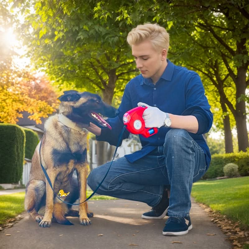 LumaStride LED hundebånd med innebygd lommelykt for trygge natturer for hundeeiere