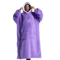 Bluza z polaru oversize z przytulnym kapturem dla maksymalnego komfortu w domu