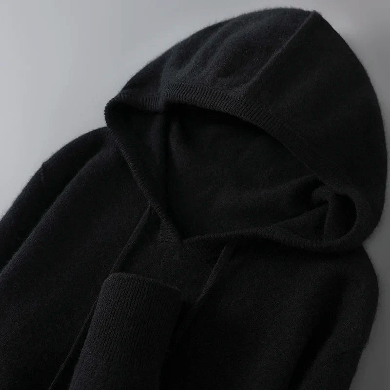 Men's Wool and Cashmere Sweater Soft Warm Knit Pullover Hand Wash Only