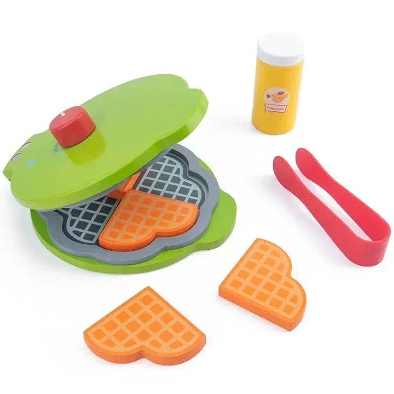 Cucina Giocattolo in Legno WhittleCraft con Frullatore, Tostapane e Macchina del Caffè per Bambini