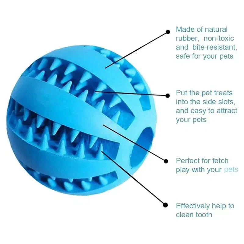 NimbleNook Ball All-In-One Dog Treat Dispenser Chew Toy